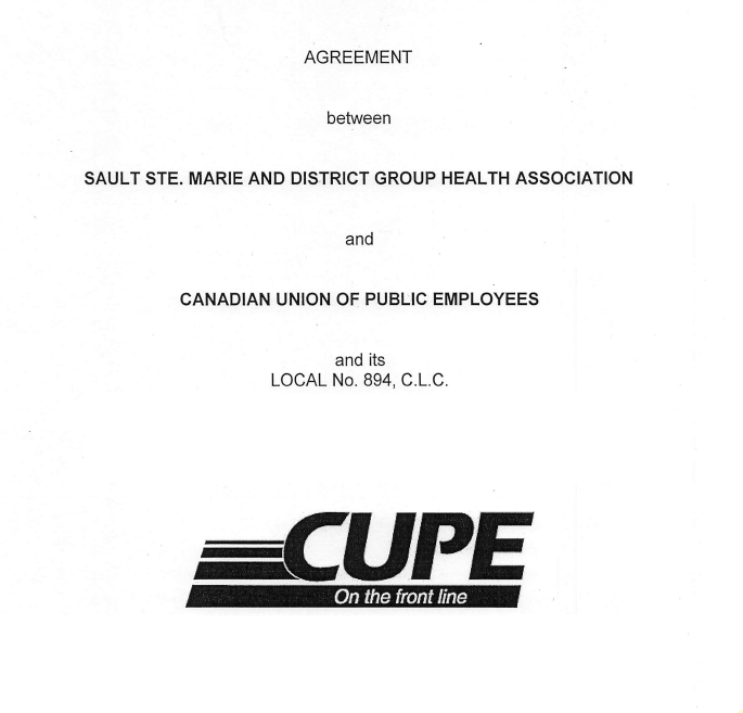 CUPE-Collective-Agreement | CUPE Local 894